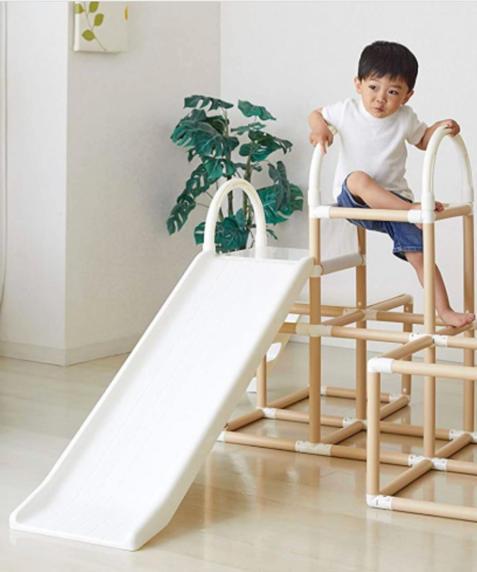 Nonaka Foldable Climbing Slide (Beige)
