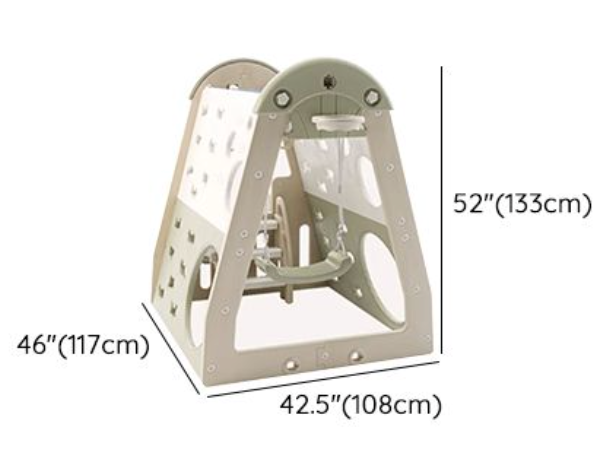 Children Climbing Frame & Swing, Tunnel Included - Grey $1000 (90% New)
