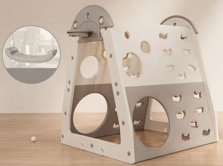 Children Climbing Frame & Swing, Tunnel Included - Grey $1000 (90% New)