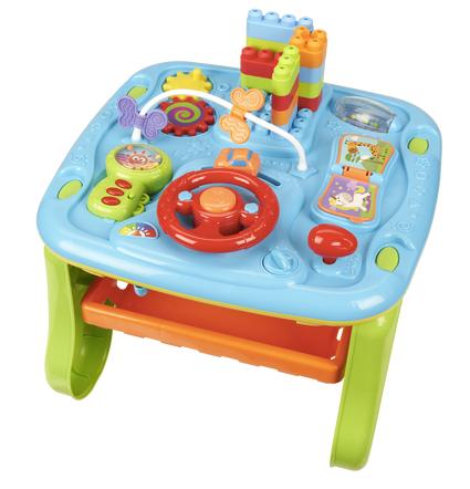 Top Tots 2 in 1 Activity Table with Blocks (80% New)