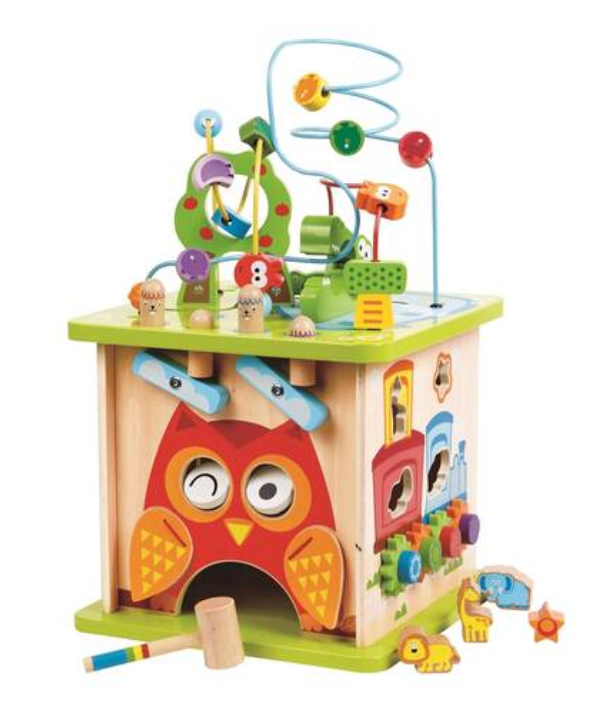 鄉村小動物木質活動遊戲方塊