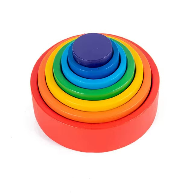 Rainbow Stacking Cups (90% New)