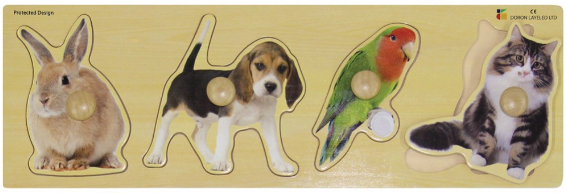 Large Knob Animal Puzzle $100 (70% New)