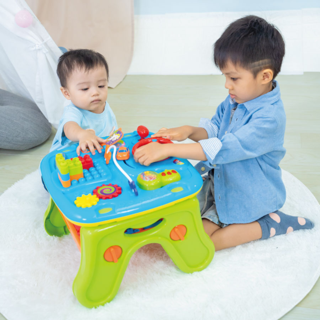 Top Tots 2 In 1 Activity Table With Blocks