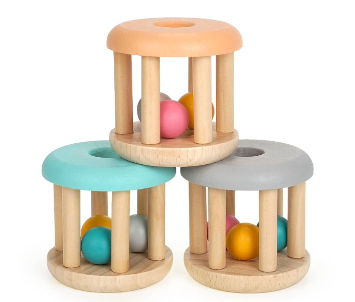 Wooden Rattle Rollars (80% New)